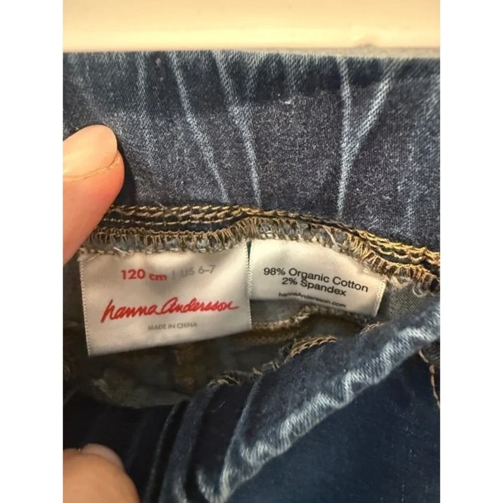 Hanna Andersson Jeans 120 6-7 VGUC